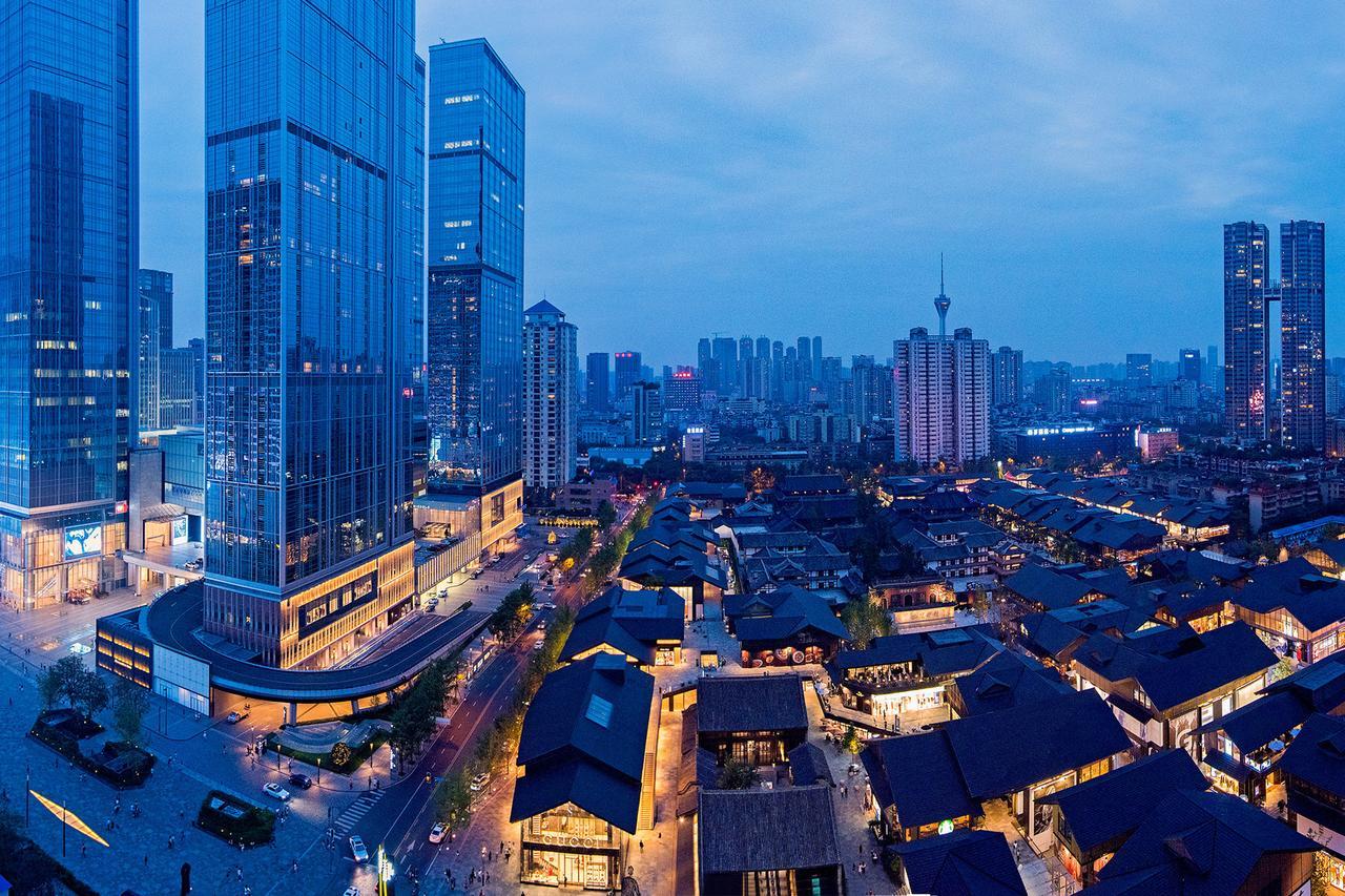 Chengdu Cloud Service Apartment Chunxi Taikoo Branch Bagian luar foto