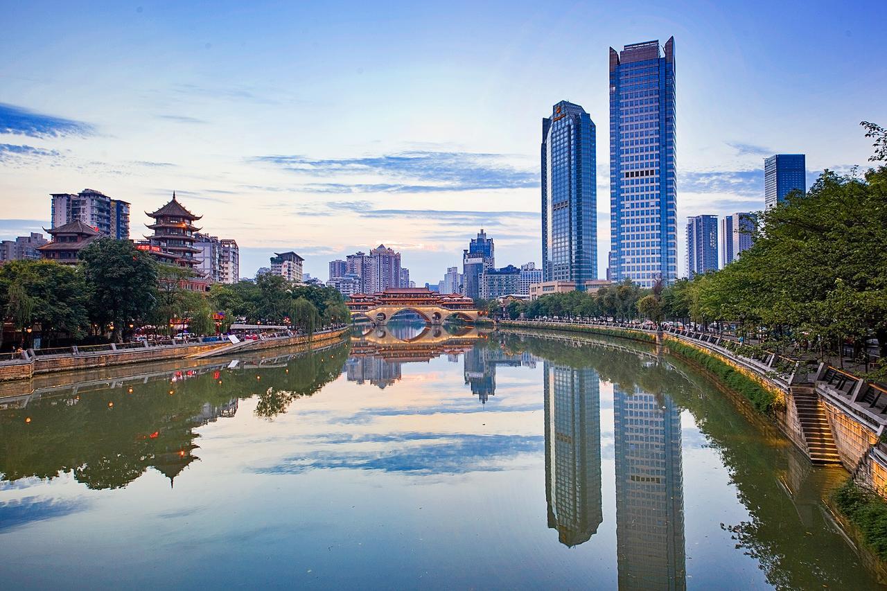 Chengdu Cloud Service Apartment Chunxi Taikoo Branch Bagian luar foto