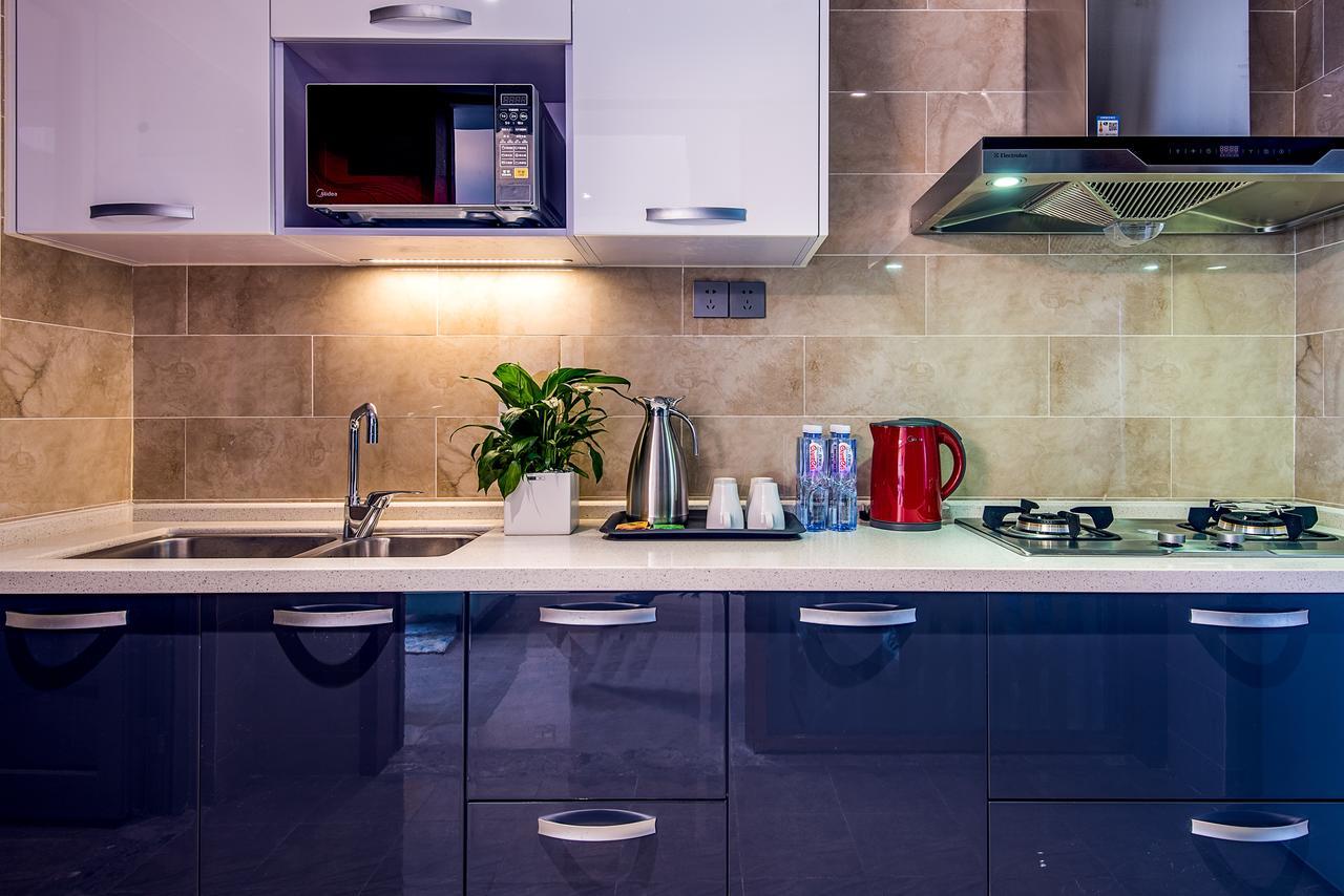 Chengdu Cloud Service Apartment Chunxi Taikoo Branch Bagian luar foto