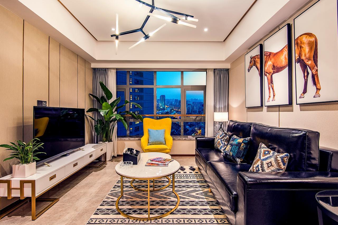 Chengdu Cloud Service Apartment Chunxi Taikoo Branch Bagian luar foto