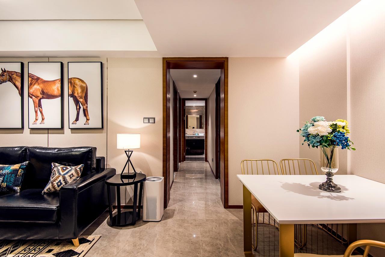 Chengdu Cloud Service Apartment Chunxi Taikoo Branch Bagian luar foto
