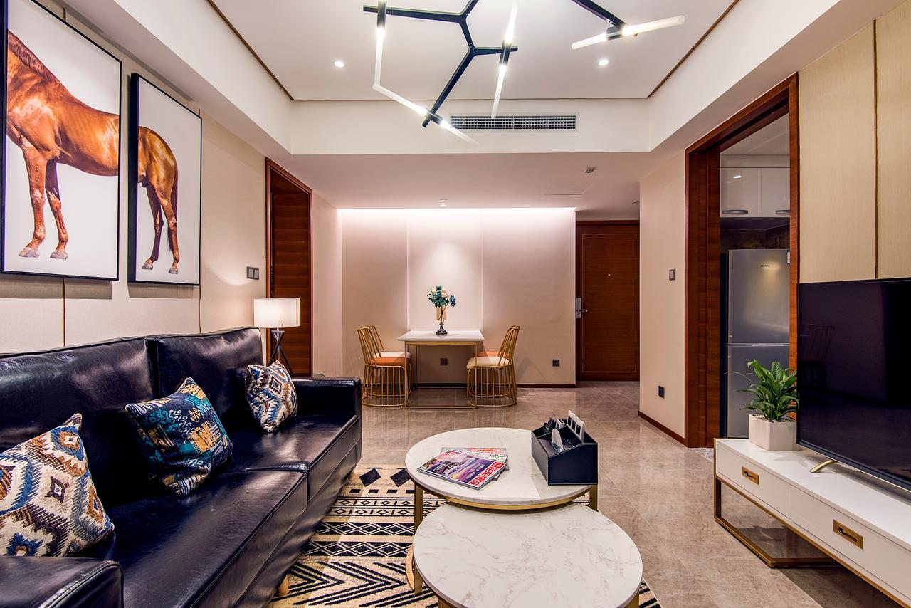 Chengdu Cloud Service Apartment Chunxi Taikoo Branch Bagian luar foto