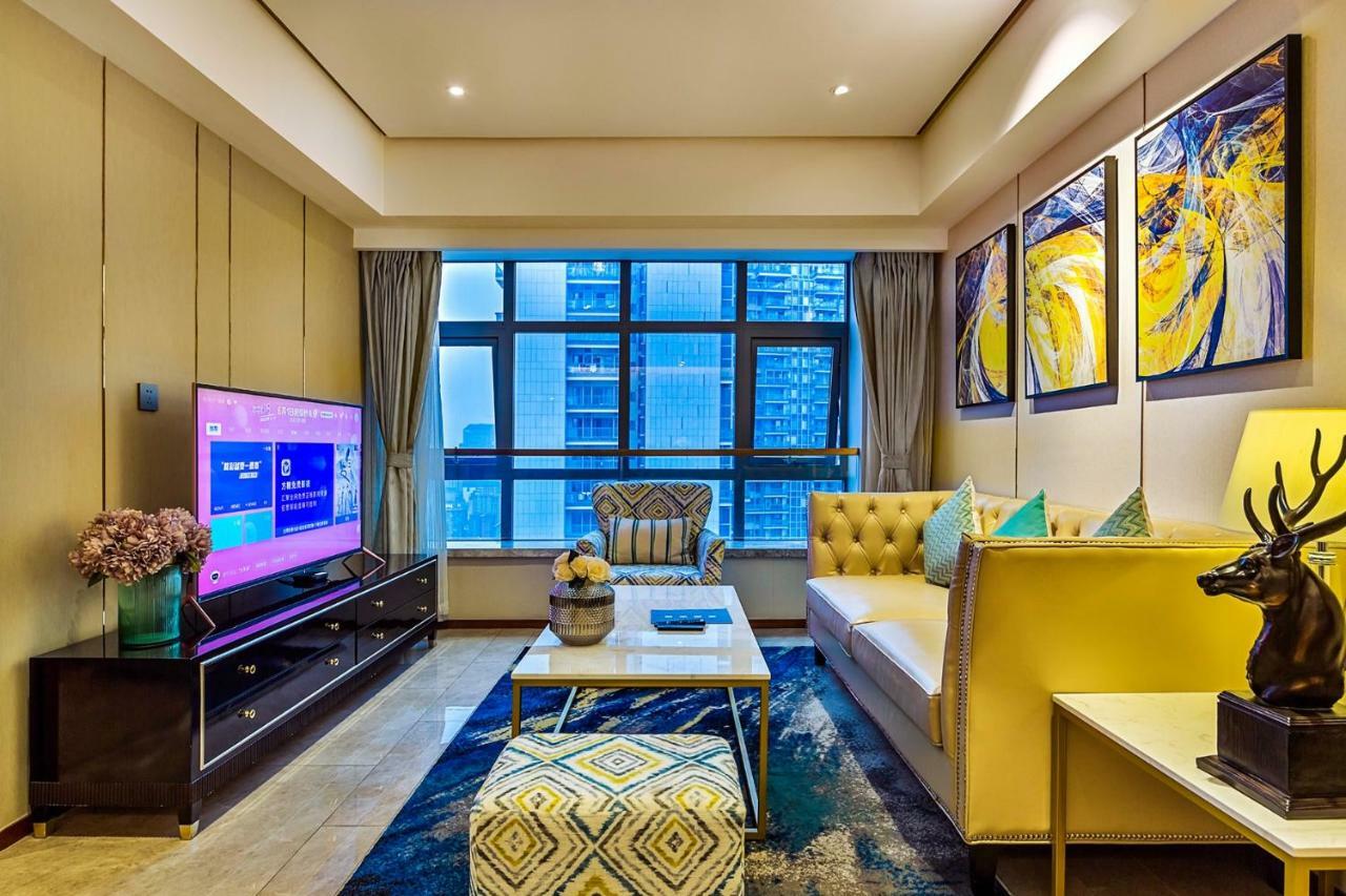 Chengdu Cloud Service Apartment Chunxi Taikoo Branch Bagian luar foto